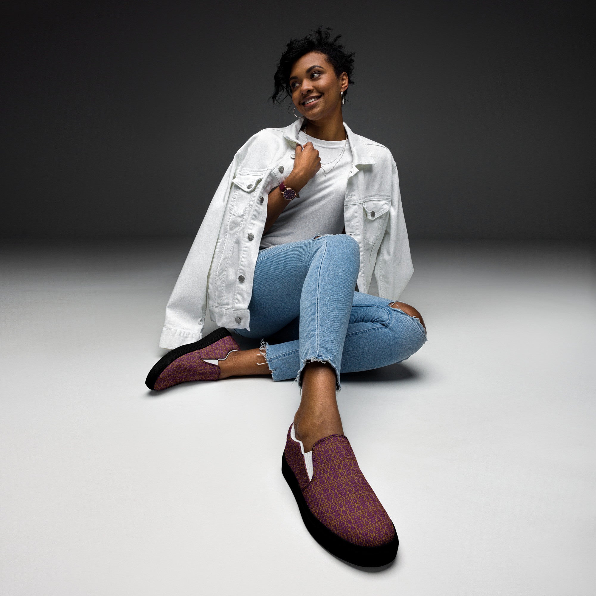 Purple Women’s Slip on shoes